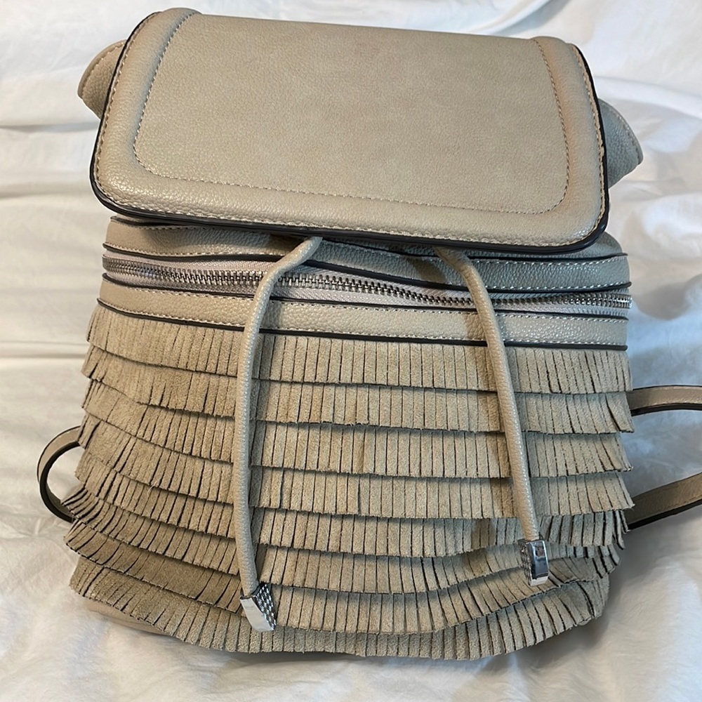 Beige Mini Backpack - image 1